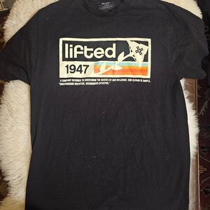 LRG Black 'Lifted 1947' Graphic Tee
